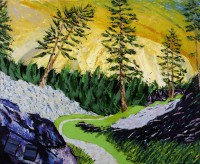Christian, Faith, Prophetic, Landscape, Colorist, Expressionist,