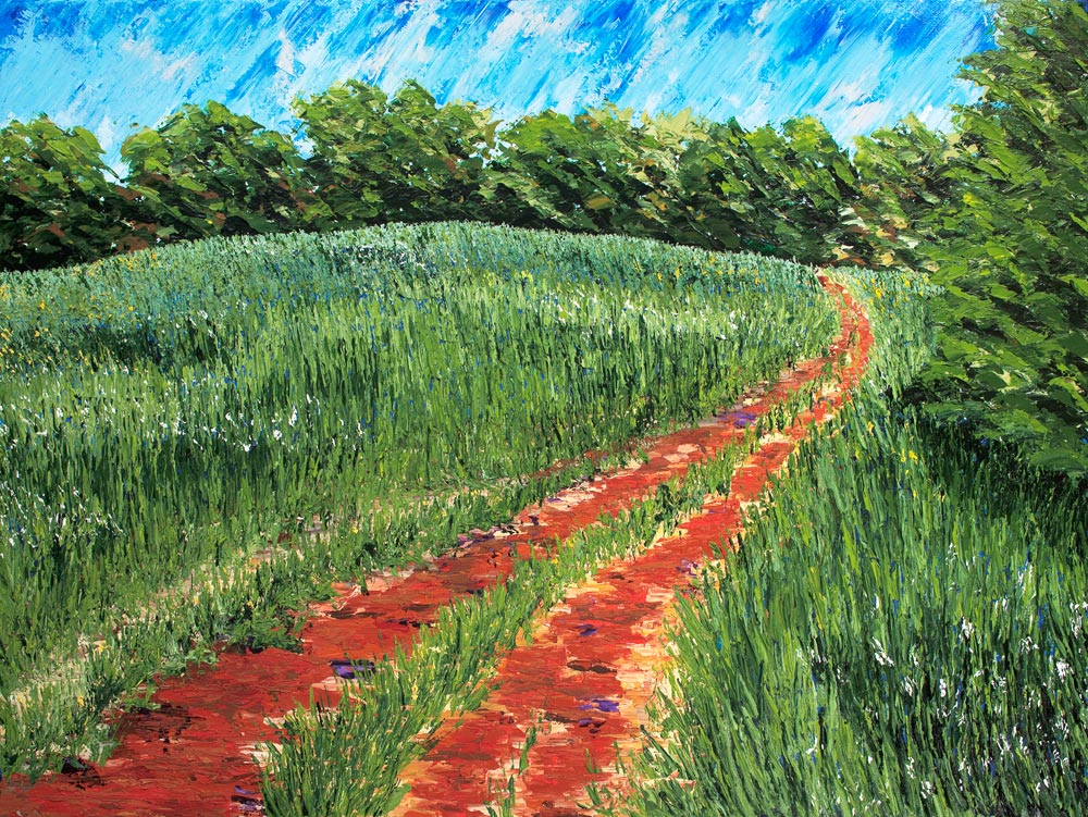 Sierra Mountains, Sierra Foothills, Pallet Knife