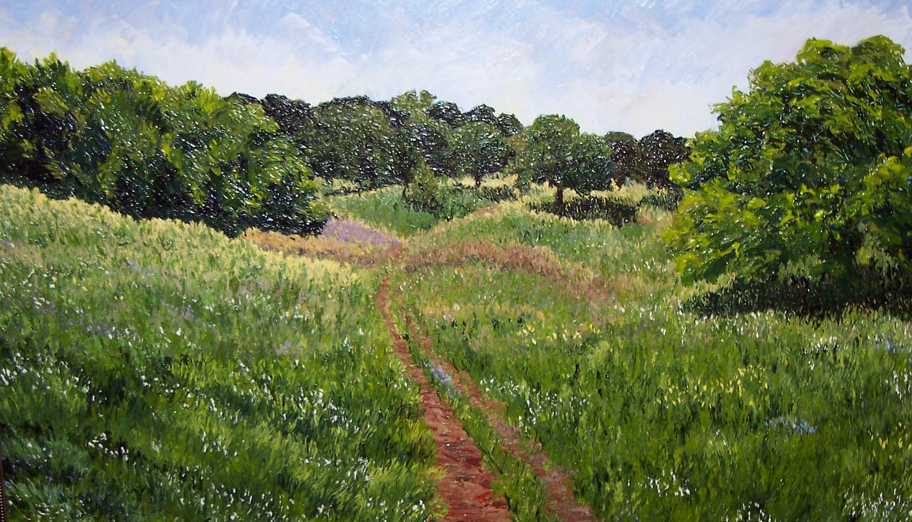 Pleasant Grove, Sierra Foothills, Pallet Knife